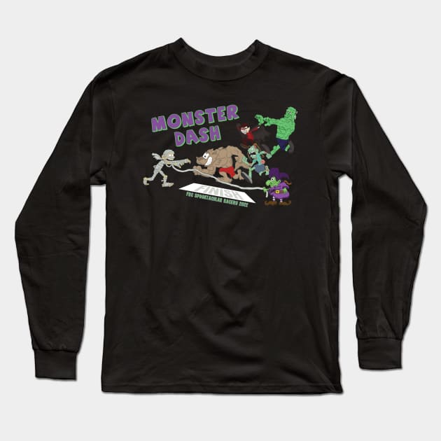 Monster Dash Long Sleeve T-Shirt by Fans of Fanthropy